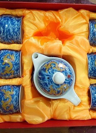 Çin çay takımı Vintage urun