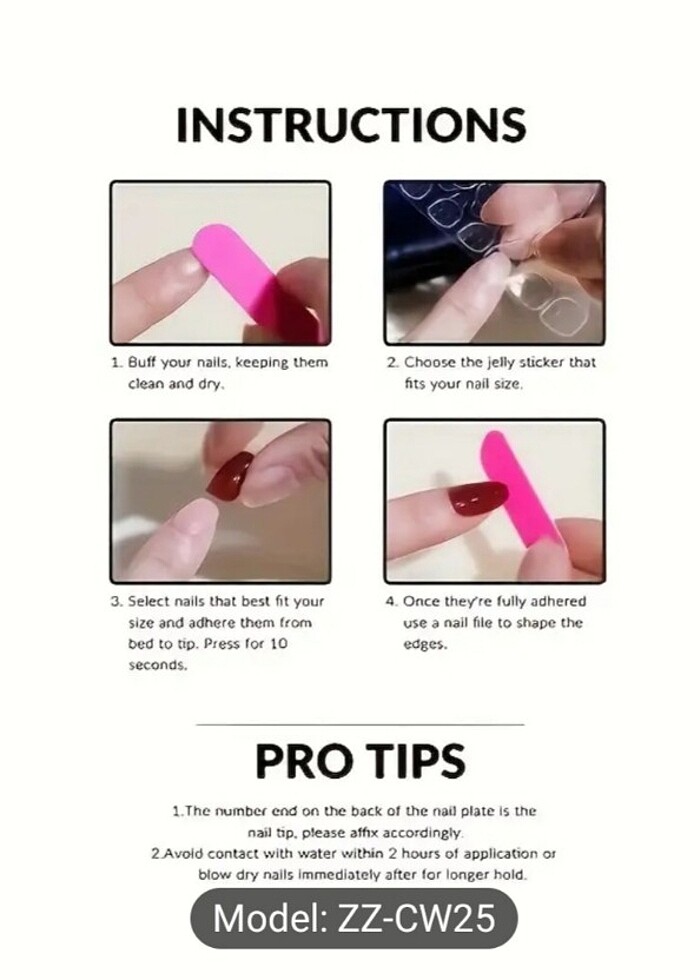 Yeşilyaprak badem takma tırnak - Görsel 4