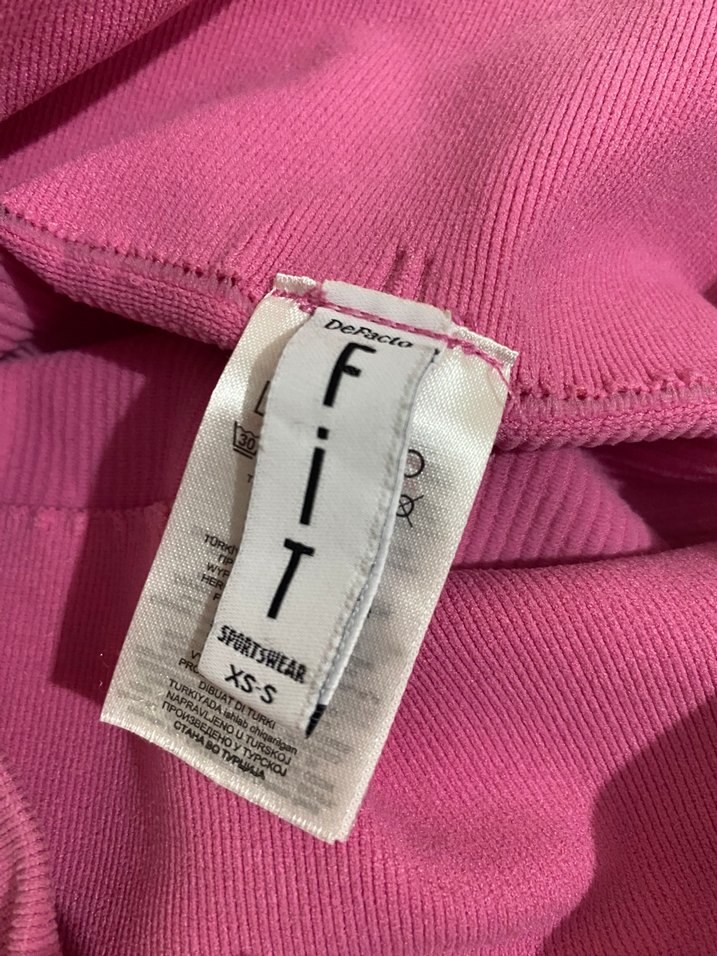 Pembe Mini Spor Tayt - Görsel 2