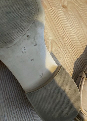 Bej Kadın Deri Stiletto Tokalı Loafer - Görsel 5