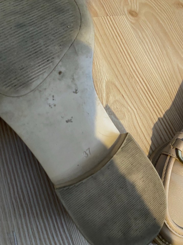 Bej Kadın Deri Stiletto Tokalı Loafer - Görsel 5