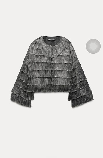 ZARA PÜSKÜLLÜ CEKET