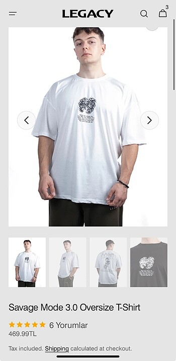 Legacy Oversize T shirt