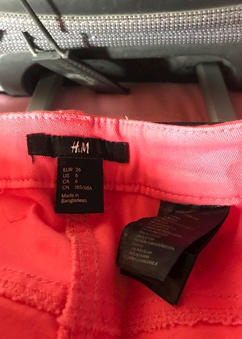 Kadın Parlak Pembe Kemerli Kumaş Pantolon - Görsel 5