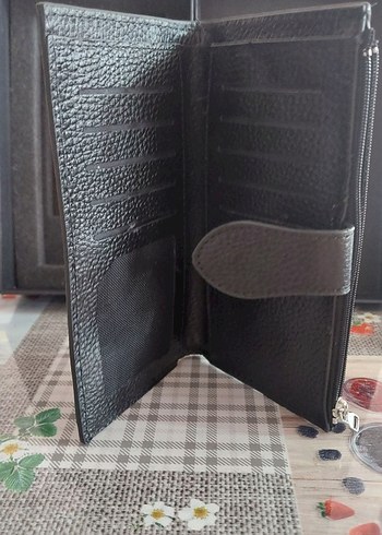 Siyah Baskılı Erkek Cüzdanı - Görsel 5