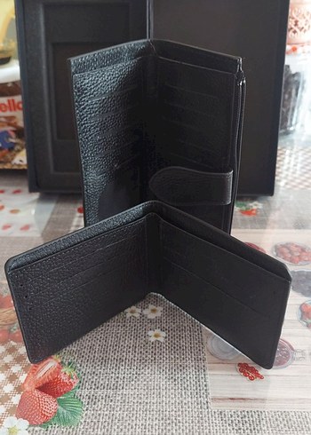 Siyah Baskılı Erkek Cüzdanı - Görsel 3