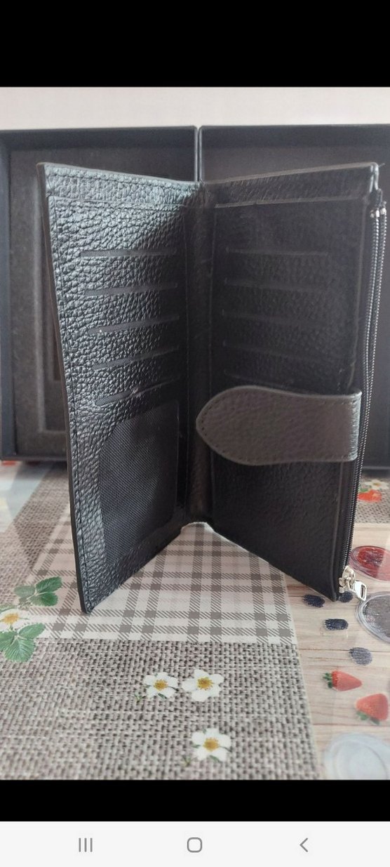 Siyah Baskılı Erkek Cüzdanı - Görsel 5