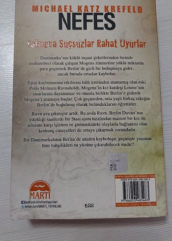 Nefes - Michael Katz Krefeld Roman - Görsel 2