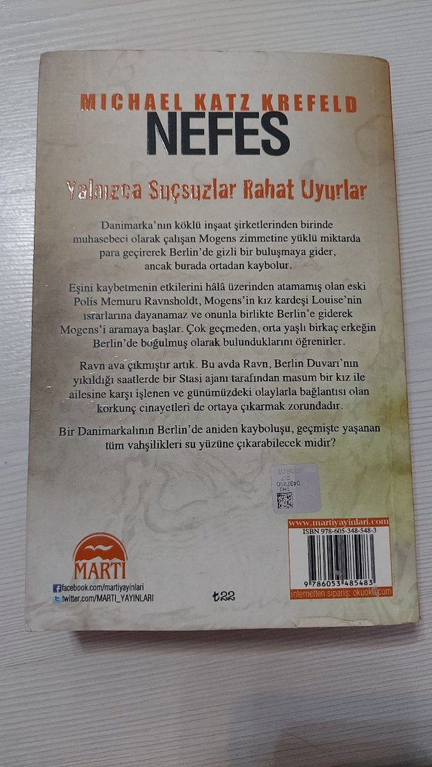 Nefes - Michael Katz Krefeld Roman - Görsel 2