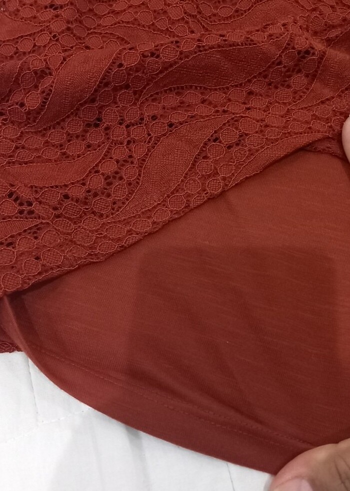 Dantel bluz - Görsel 3