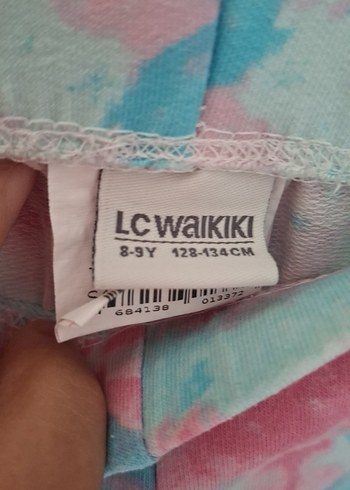 8 Yaş Beden Kız Çocuk Pastel Renkli Tayt