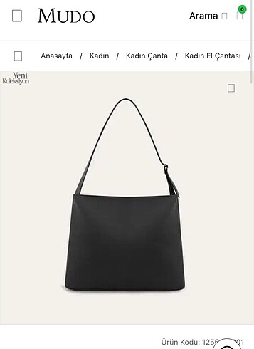 Beden siyah Renk Mudo siyah deri kol çantası