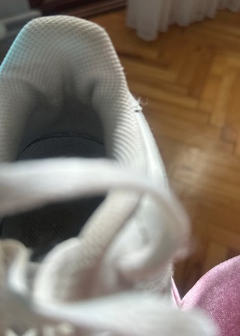 38 Beden beyaz Renk Beyaz Bağcıklı Kadın Spor Ayakkabı orjinal