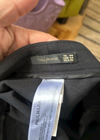 44 Beden siyah Renk Siyah Kadın Ofis Kumaş Pantolon