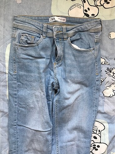 36 Beden mavi Renk Zara kadın kot pantolon