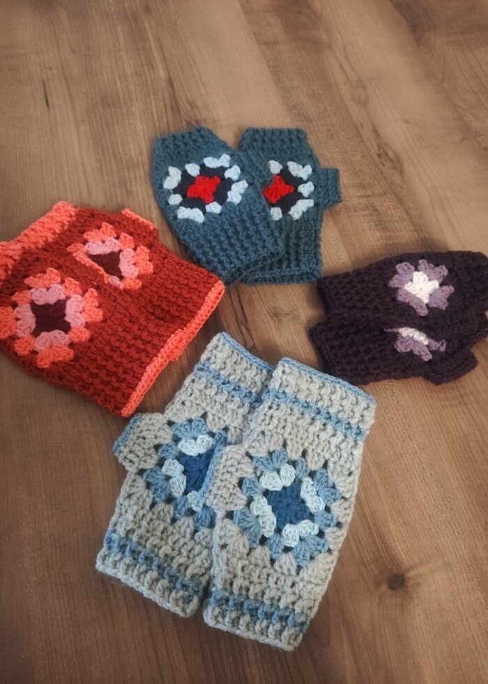 Örgü eldiven - Görsel 5