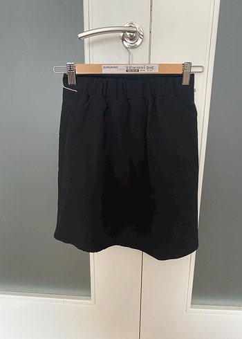 Düğmeli Pembe Kız Bolero Ceket Etek Takım - Görsel 7