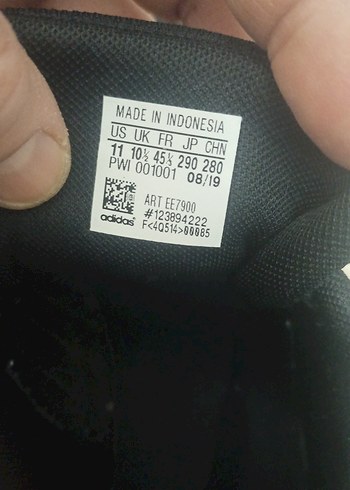 Siyah Adidas Kadın Spor Ayakkabı - Görsel 5