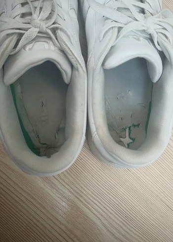 Beyaz erkek Spor Ayakkabı Düz Tabanlı - Görsel 4