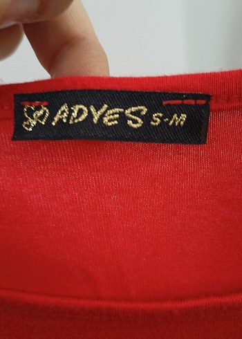 Kırmızı BaskılıUzun Kollu Tişört - Görsel 4