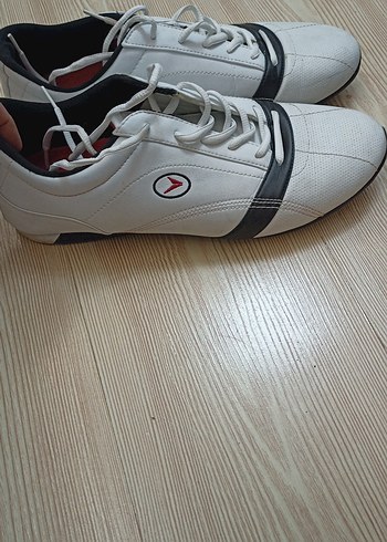 Beyaz Bağcıklı erkek Spor Ayakkabı - Görsel 2