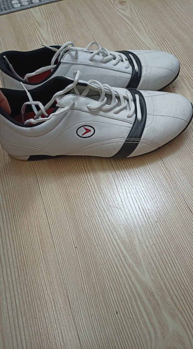 Beyaz Bağcıklı erkek Spor Ayakkabı - Görsel 2