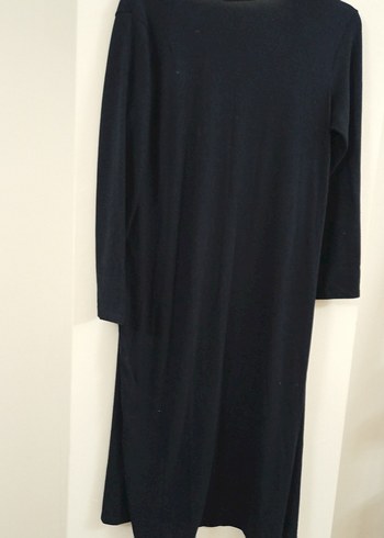 Siyah Uzun Kollu Kadın Uzun Hırka - Görsel 4