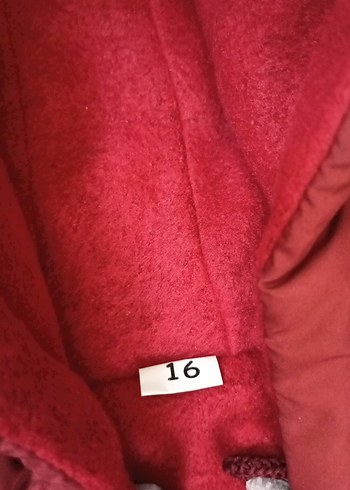 Bordo Kapüşonlu Fermuarlı Kışlık Kadın Mont - Görsel 4