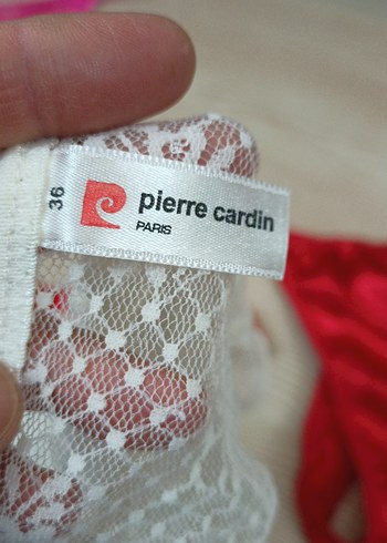 Renkli Desenli Kırmızı Bohem Sütyen - Görsel 2