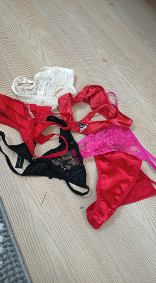 Renkli Desenli Kırmızı Bohem Sütyen - Görsel 4