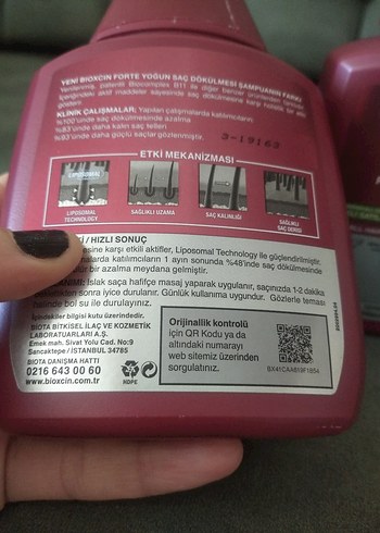  Beden bioxcin sampuan