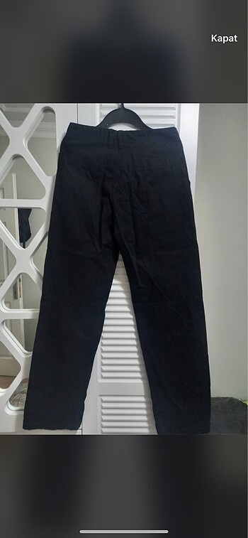 28 Beden siyah Renk Bershka Loose Fit Pantolon