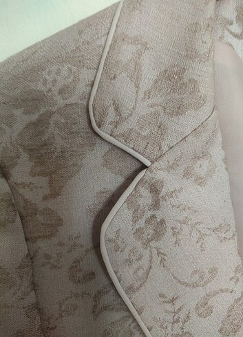 38 Beden Pudra rengi blazer ceket