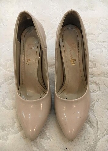 36 Beden Bej rengi stiletto