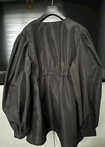 Taba Siyah Düğmeli Ceket - Görsel 2