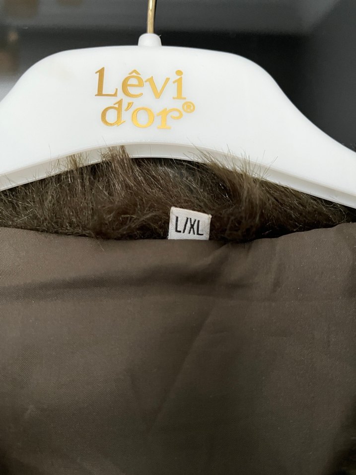 Haki Yeşili Kürk Detaylı Kadın Yelek - Görsel 4