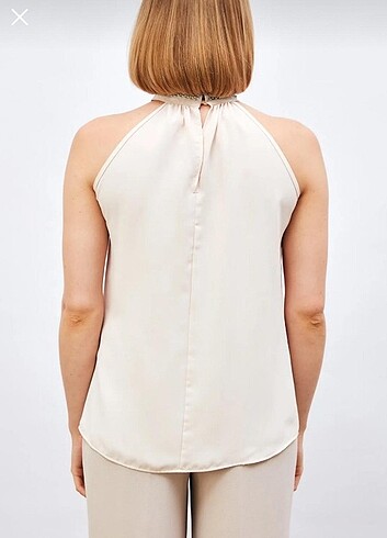 Sateen şık bluz
