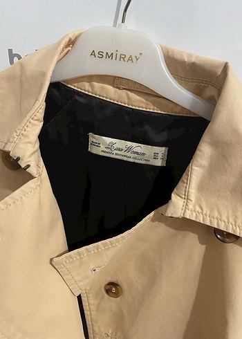 Kadın kısa trençkot - Görsel 2