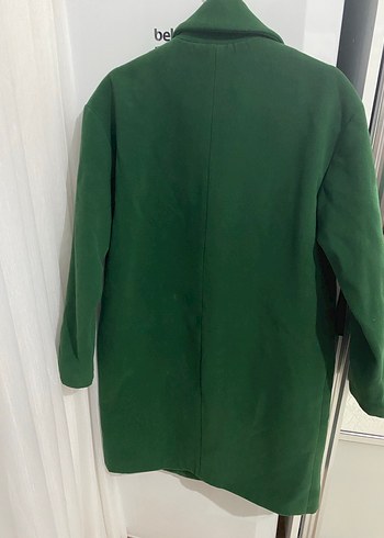 Yeşil Düz Kesim Kaban - Görsel 4