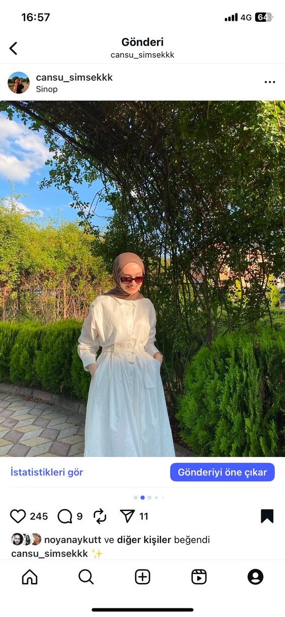 Be blue marka Pamuklu Beyaz Elbise - Görsel 2