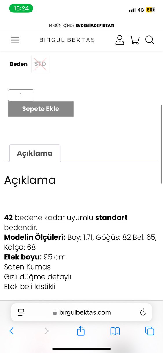 Birgül Bektaş tulum - Görsel 3