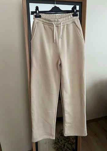Bej Kadın Salaş Sweatpant