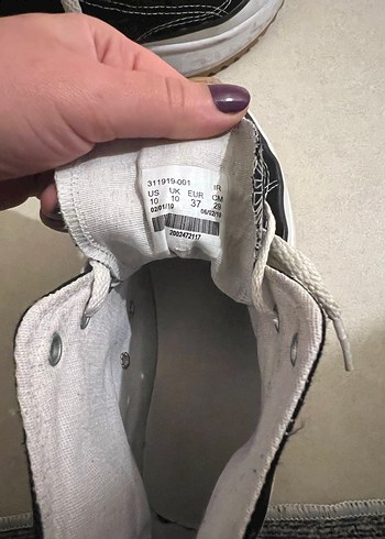 Converse Siyah Kadın Dolgu Topuklu Spor Ayakkabı