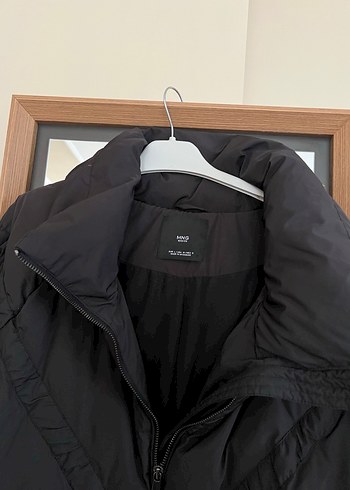 Gri Kadın Midi Boy Sıcak Mont - Görsel 4