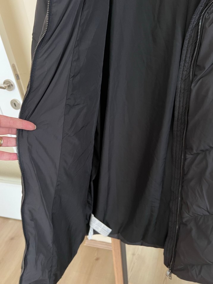 Gri Kadın Midi Boy Sıcak Mont - Görsel 5