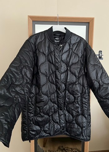 Siyah Düğmeli Midi Street Wear Kadın Ceket - Görsel 5