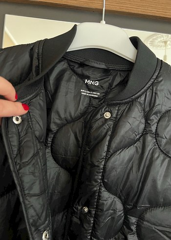 Siyah Düğmeli Midi Street Wear Kadın Ceket - Görsel 2