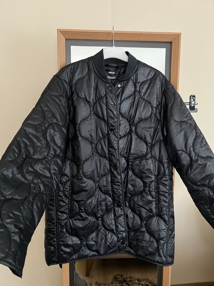 Siyah Düğmeli Midi Street Wear Kadın Ceket - Görsel 5