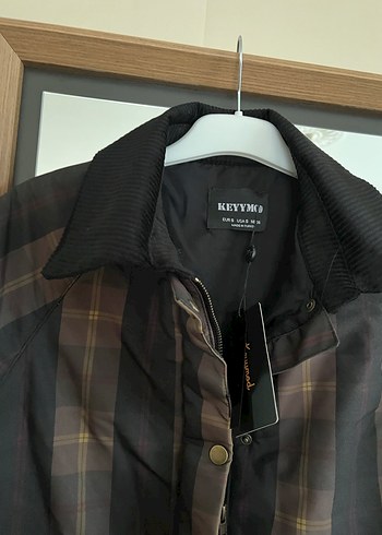 Düğmeli Kahverengi Midi Kadın Ceket - Görsel 3