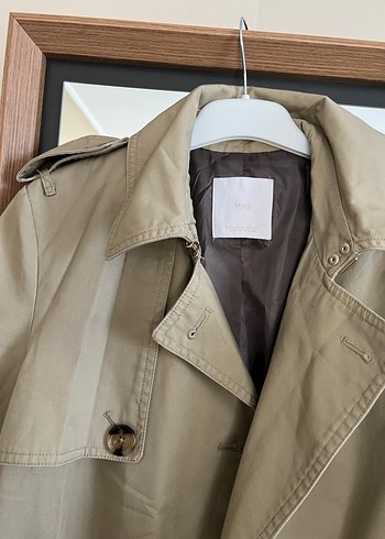 Bej Midi Kadın Trençkot - Görsel 3